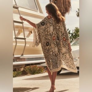 Free People Magic Dance Kimono Mushroom Like new